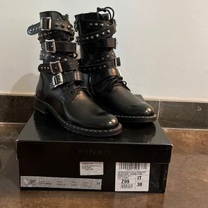 Italian Leather Moto Boots!